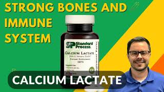 Calcium Lactate Review by Standard Process  Bone Health and Immune Support Supplement [upl. by Ihteerp167]