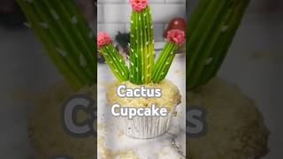 Cactus cupcake decoration shorts [upl. by Ameekahs730]