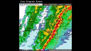 5 Tornado Warnings GA [upl. by Flann]