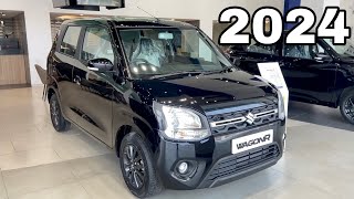 2024 WAGON R ZXI PLUS TOP MODEL  MARUTI SUZUKI WAGONR ZXI PLUS BLACK COLOUR [upl. by Beverie]