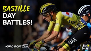 Great Bastille Day Victories 🙌 Tour De France 🇫🇷  Eurosport Cycling [upl. by Hamlin288]