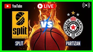 SPLIT vs PARTIZAN LIVE ABA LEAGUE 20232024 ROUND 6 SCOREBOARD [upl. by Auos178]