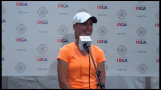 Alli Weaver reflects on her second day at the US Womens Open [upl. by Alecia773]