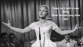 Fever Lyrics  Peggy Lee [upl. by Aseefan]