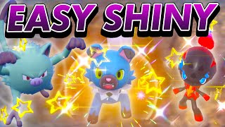 4 EASY SHINY POKEMON in 1 Location in Pokemon Scarlet and Violet [upl. by Nariko219]