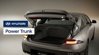 Power Trunk  IONIQ 6  Hyundai [upl. by Napier]