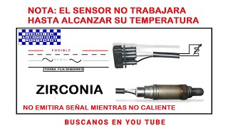 COMO CHECAR UN SENSOR DE OXIGENO [upl. by Cutter]