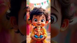 Ganpati Bappa morya 🙏ganpati bappa trending viralvideo youtubeshorts shorts ytshortsganpati [upl. by Noffets]