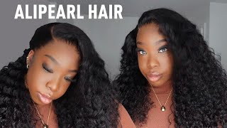 My Favorite Wig For Winter Deep Wave Wig DETAILED Install  Melted Lace  Alipearl Hair [upl. by Mil]