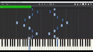 Newer Super Mario Bros Wii Castle Piano Synthesia [upl. by Retsae775]