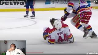 JuJuReacts To NHL Biggest Hits  Part 1 nhl [upl. by Ariaz]