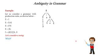 Ambiguity in grammar [upl. by Nibas]