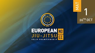 European NoGi 2023  Mat 1 Day 1 [upl. by Schofield773]