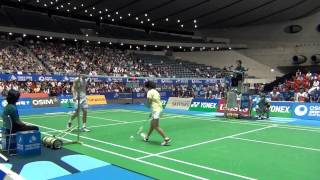 スター選手に挑戦 ピーター・ゲードPeter Hoeg GADE VS ジュニアプレイヤー [upl. by Charmian]