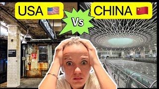 Living in China vs Living in America  中国vs美国。。 我很震惊 [upl. by Sifan]