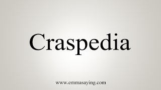 How To Say Craspedia [upl. by Karyl154]