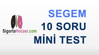 Segeme 10 Soruluk Mini Test I Segem Hazırlık Testleri [upl. by Abehs]