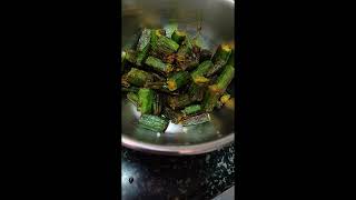 Bhindi Masala recipe 😋 bhindirecipe bhindimasala beginners [upl. by Anilag]