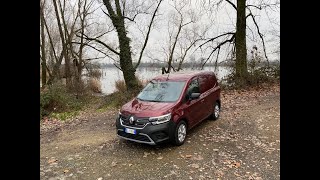 Renault Kangoo ETech Electric il piccolo van elettrico francese [upl. by Noxas]