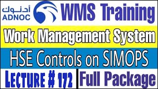 HSE Controls on SIMOPS as per ADNOC WMS  Lecture  172 [upl. by Camilla]