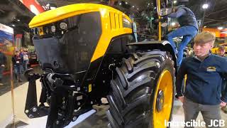 LAMMA Show 2024 JCB Fastrac 8330 Icon 84 Litre 6Cyl Diesel Tractor 335348HP with Kaleb Cooper [upl. by Also545]