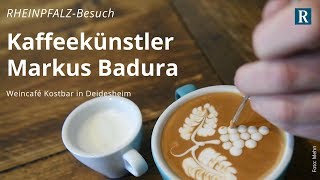 Kaffeekünstler Markus Badura [upl. by Noyart515]