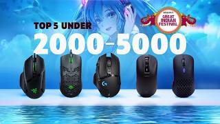 Top 5 Best Gaming Mouse Under 2000 to 5000 in Amazon Great India Sale 2024 [upl. by Giamo]