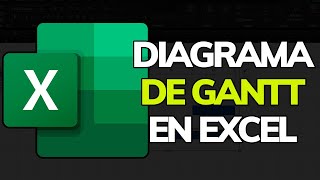 👉 Cómo hacer un DIAGRAMA de GANTT en EXCEL  Paso a Paso FÁCIL [upl. by Celka417]