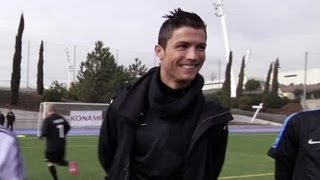 Cristiano Ronaldo en entraînement pour PES 2013 Partie 1 [upl. by Krista308]