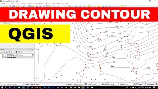 QGIS CREATING CONTOUR IN QGIS [upl. by Bremer]