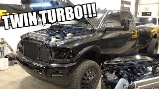 TWIN TURBO CUMMINS DUALLY IS ALIVE [upl. by Analad565]