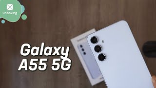 Samsung Galaxy A55 5G  Unboxing en español [upl. by Jaime445]