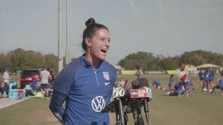 Ali Krieger first interview after married Ashlyn Harris [upl. by Itagaki]