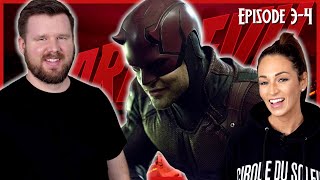 My wife watches DAREDEVIL for the FIRST time  Season 3 Episodes 34 [upl. by Adilem]