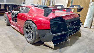 Reviving the Cheapest Lamborghini Murcielago Ever  Rear Diffuser And Tail Lights [upl. by Lela340]