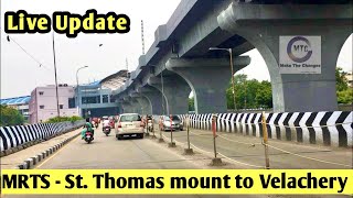 Chennai MRTS latest update  Velachery to St Thomas mount  Southern Railways new plan on this route [upl. by Barnes]