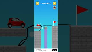 draw line bridge puzzle level 466 [upl. by Suiradal]