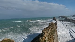 Playa de La Arnía Cantabria [upl. by Stearn]