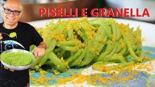 Pasta e Piselli con GRANELLA tostata ricetta pasta e piselli [upl. by Enirehtacyram151]