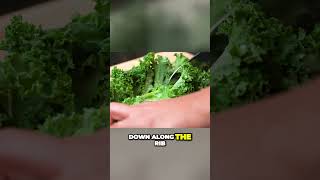 Master the Art of DeVeining Curly Kale for the Perfect Salad [upl. by Ariada]