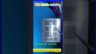 ic reballing tricks universal stencilrepair rebilng [upl. by Soutor]