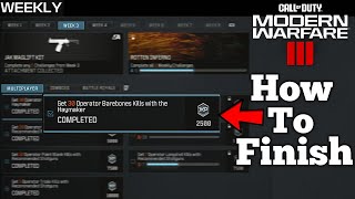 How To Get Operator Barebones Kills In Modern Warfare 3 Weekly Challenges [upl. by Iney]