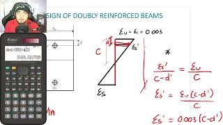 Design of Doubly Reinforced Beam Part 2 Sample Problem [upl. by Annwahsal750]