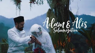 ADAM amp ALIS THE SOLEMNIZATION [upl. by Ellenar]