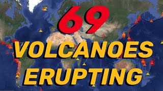 69 VOLCANOES ERUPTING‼️ [upl. by Adna535]