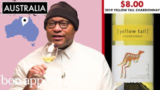 Sommelier Tries 20 White Wines Under 15  World of Wine  Bon Appétit [upl. by Aihpos]