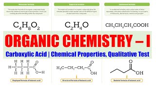 45 Carboxylic Acid Chemical Properties Qualitative Test  Organic Chemistry 01  BPharm 2nd sem [upl. by Neema]