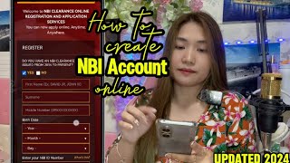 Paano gumawa ng NBI Account online  NBI Clearance 2024 [upl. by Balfore]