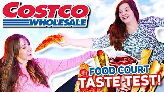 Trying Costco Food Court Food for the First Time [upl. by Cornia]