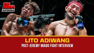 LITO ADIWANG LUBOS ANG TUWA SA PAGKAPANALO LABAN KAY JEREMY MIADO [upl. by Atis348]